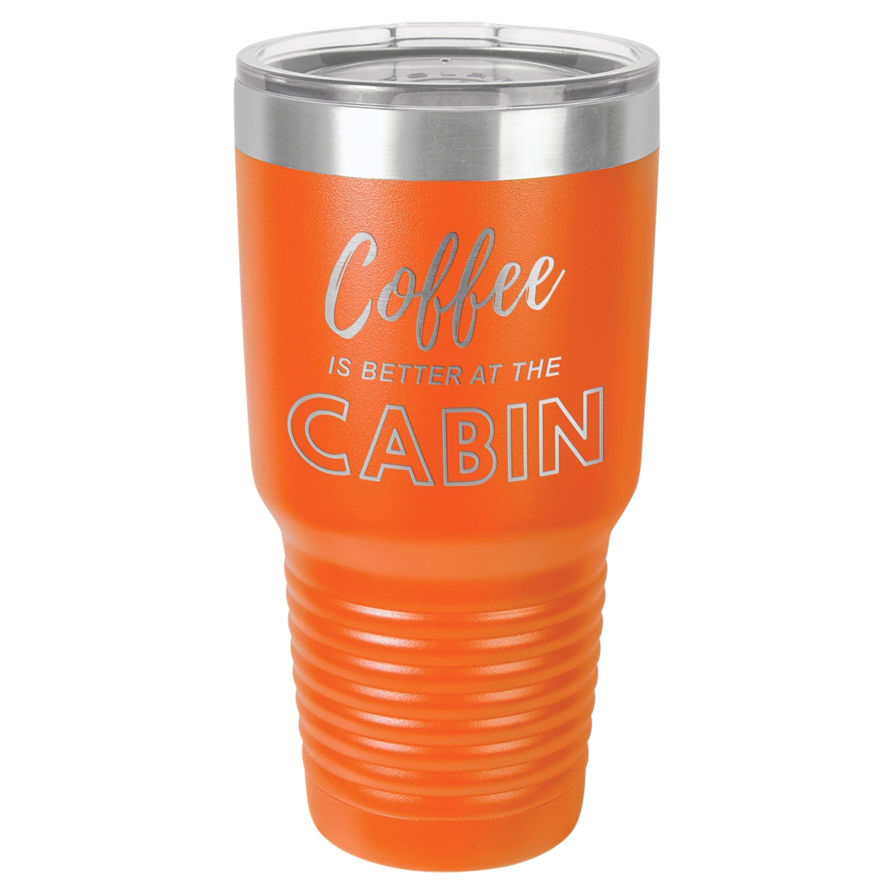 Coffee At The Cabin 30 oz Tumbler - Powder Coated