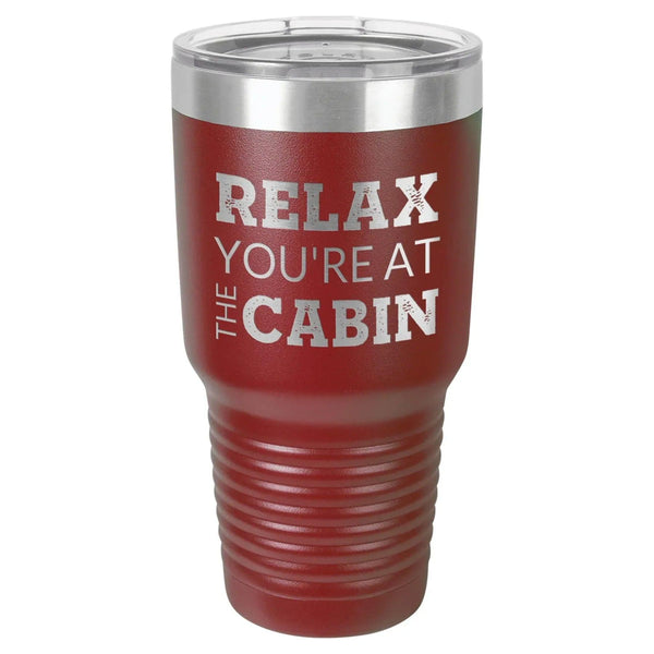 At The Cabin 30 oz Tumbler - Powder Coated - Gifts for You 'n Me