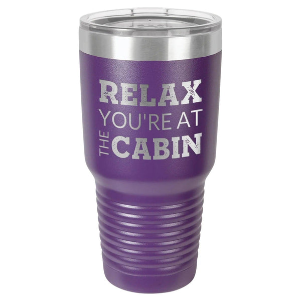 At The Cabin 30 oz Tumbler - Powder Coated - Gifts for You 'n Me