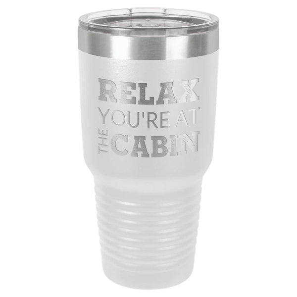 At The Cabin 30 oz Tumbler - Powder Coated - Gifts for You 'n Me