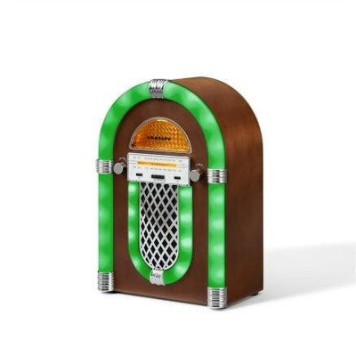 Presley Tabletop Jukebox Bluetooth with Radio - Walnut