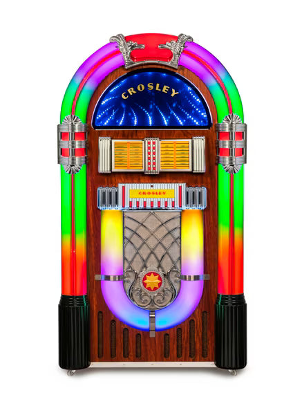 Digital LED Jukebox with Bluetooth without Stand - Walnut
