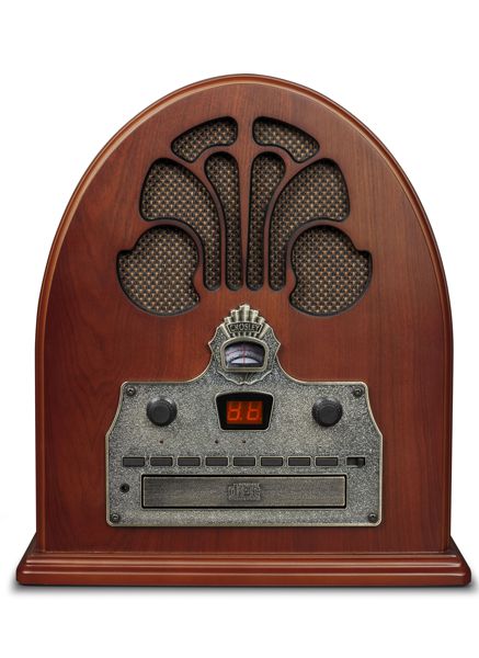 Crosley Cathedral Tabletop Radio CD Player w/Bluetooth - Paprika
