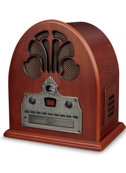 Crosley Cathedral Tabletop Radio CD Player w/Bluetooth - Paprika