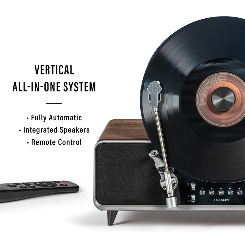 Beck Fully Automatic Vertical Record Player - Walnut Deer Park Distributors