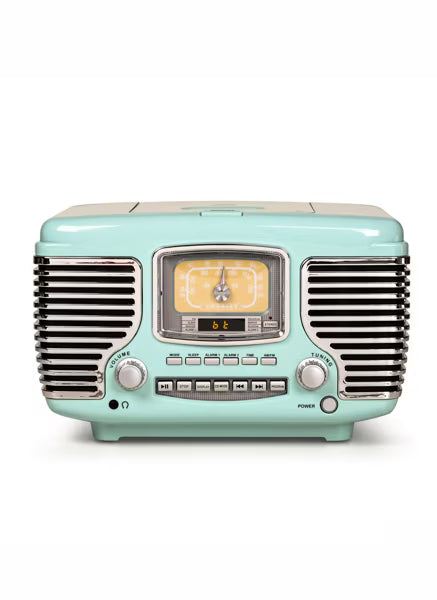 Corsair CD Player and Radio with Bluetooth - Aqua Blue