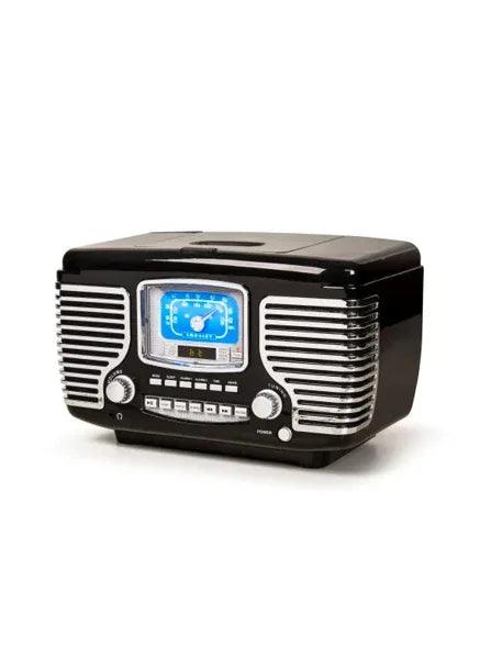 Crosley Corsair CD Player and Radio with Bluetooth - Black - Gifts for You 'n Me