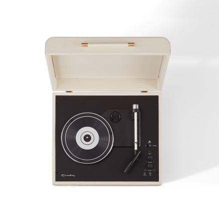 Mercury Portable Turntable - Cream Croc - Gifts for You 'n Me