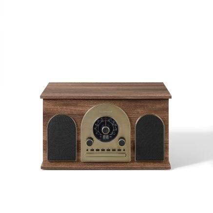 Hayes 8-In-1 Record Player - Walnut