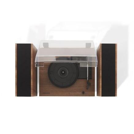 Riff Record Player With Speakers - Walnut