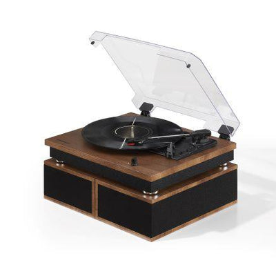 Riff Record Player With Speakers - Walnut