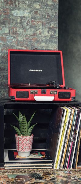 Cruiser Plus Turntable With Bluetooth In/Out - Exclusive Red Vinyl