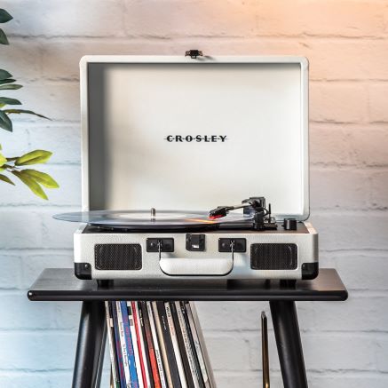 Cruiser Plus Turntable With Bluetooth In/Out - Exclusive White Farmhouse