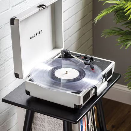 Cruiser Plus Turntable With Bluetooth In/Out - Exclusive White Farmhouse