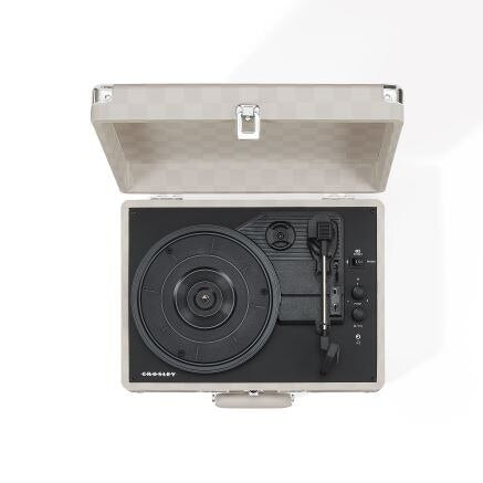 Cruiser Plus Portable Turntable with Bluetooth In/Out - Almond Checkerboard