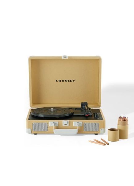 Cruiser Plus Portable Turntable with Bluetooth In/Out - Customizable - Gifts for You 'n Me