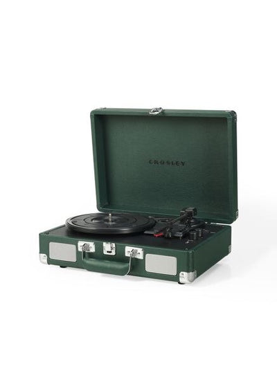 Cruiser Plus Portable Turntable with Bluetooth In/Out - Emerald