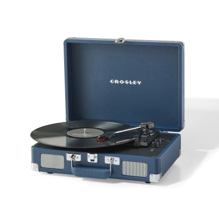 Cruiser Plus Portable Turntable with Bluetooth In/Out - Ink Blue