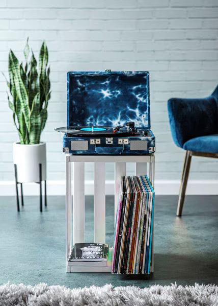 Cruiser Plus Portable Turntable with Bluetooth In/Out - Indigo