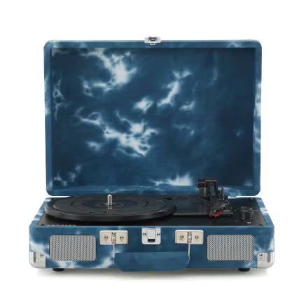 Cruiser Plus Portable Turntable with Bluetooth In/Out - Indigo