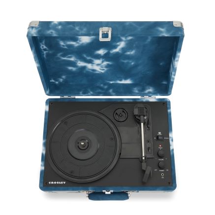 Cruiser Plus Portable Turntable with Bluetooth In/Out - Indigo