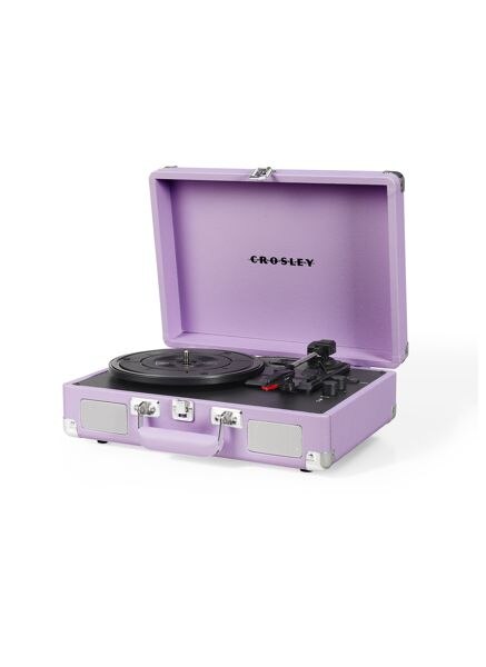 Cruiser Plus Portable Turntable with Bluetooth In/Out - Lavender