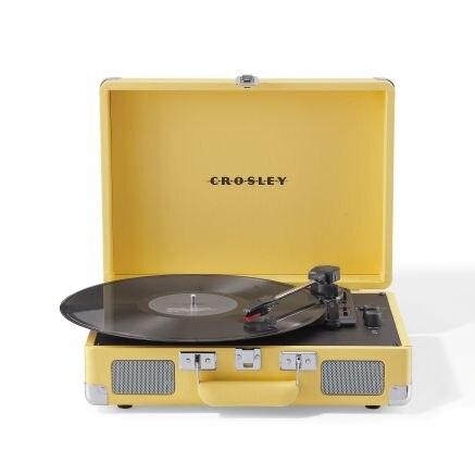 Cruiser Plus Portable Turntable with Bluetooth In/Out - Lemon Yellow
