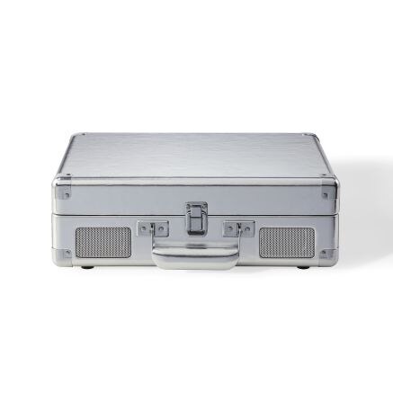 Cruiser Plus Portable Turntable with Bluetooth In/Out - Silver