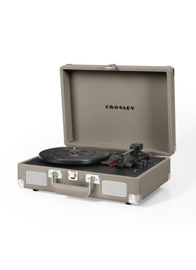 Cruiser Plus Portable Turntable with Bluetooth In/Out - Taupe