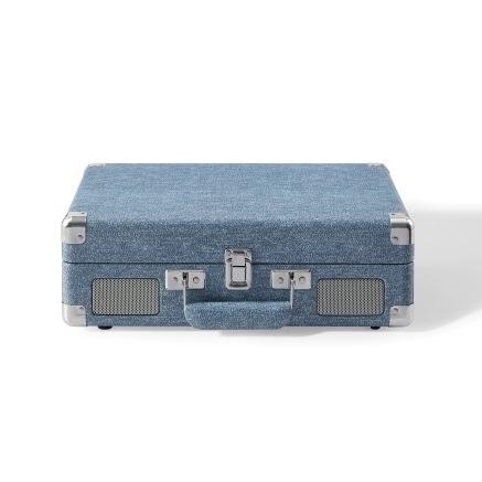 Cruiser Plus Portable Turntable with Bluetooth In/Out - Washed Denim