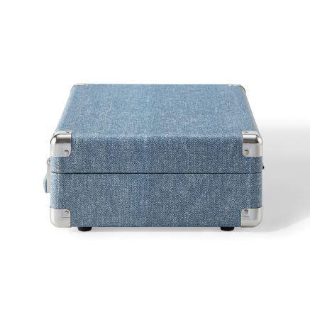 Cruiser Plus Portable Turntable with Bluetooth In/Out - Washed Denim