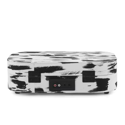 Discovery Portable Turntable with Bluetooth Out - Black & White