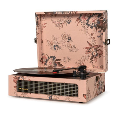 Voyager Portable Turntable with Bluetooth Out - Floral