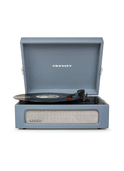 Voyager Portable Turntable with Bluetooth Out - Washed Blue