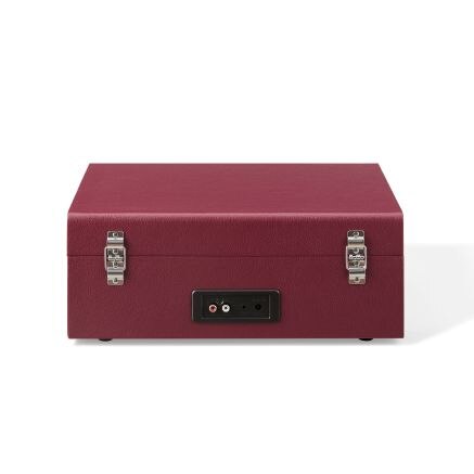 Voyager Portable Turntable with Bluetooth Out - Burgundy
