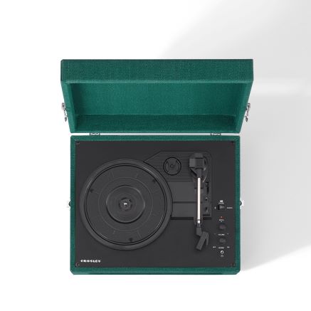 Voyager Portable Turntable with Bluetooth In/Out - Dark Aegean - Gifts for You 'n Me