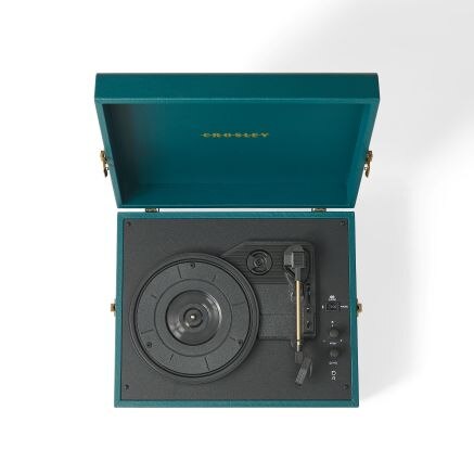 Voyager Portable Turntable with Bluetooth Out - Dark Teal