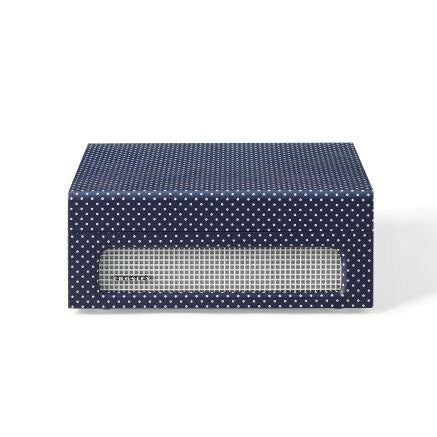 Voyager Portable Turntable with Bluetooth Out - Navy Dot