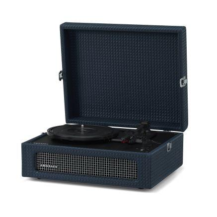 Voyager Portable Turntable with Bluetooth Out - Navy