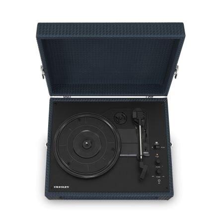 Voyager Portable Turntable with Bluetooth Out - Navy