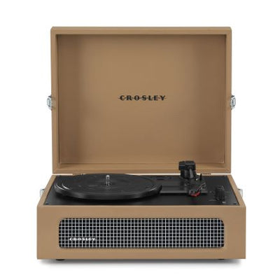 Voyager Portable Turntable with Bluetooth Out - Tan