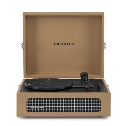 Voyager Portable Turntable with Bluetooth Out - Tan
