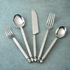 Crown Flatware, 5-Pc. Place Setting - 5-piece( Serves 1) / Nascent Steel