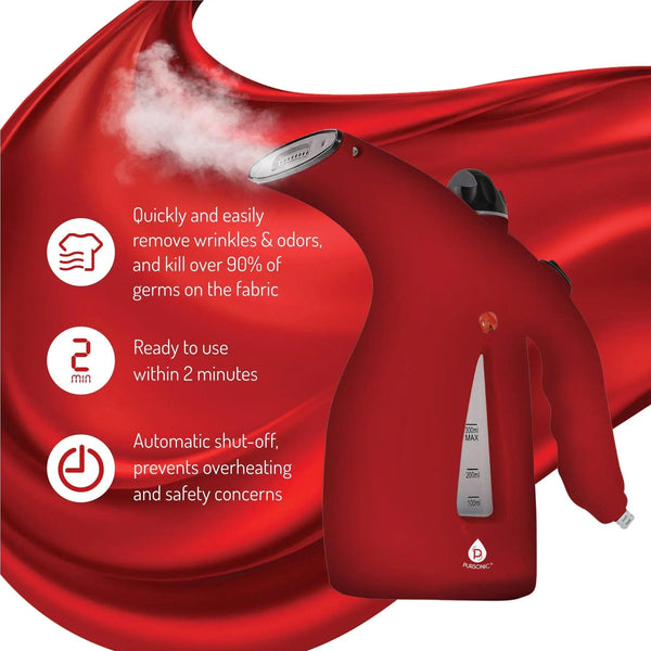 300ml Handheld Fabric Fast 2 Minute Heat-up Powerful Travel Clothes Garment Steamer - Gifts for You 'n Me