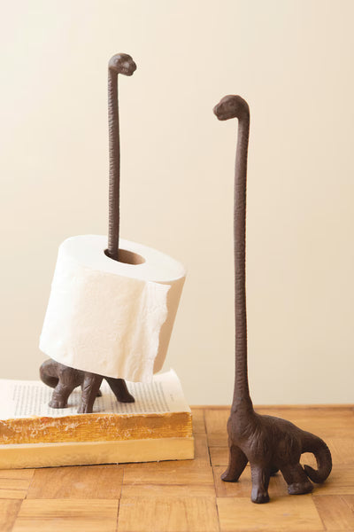 CAST IRON DINOSAUR PAPER TOWEL HOLDER