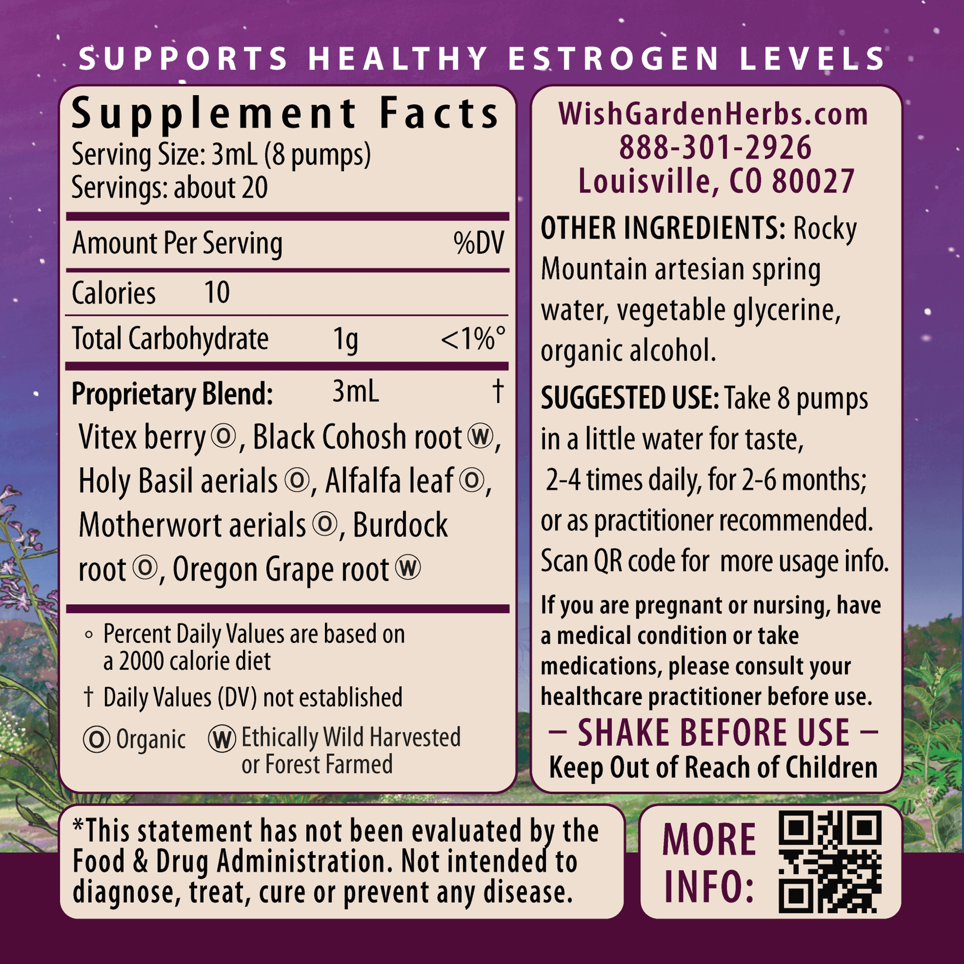 Cycle Vitality 1 Follicular Phase - Estrogen Support