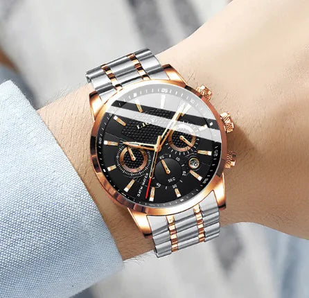 LIGE TimeMaster Quartz Sports Watch