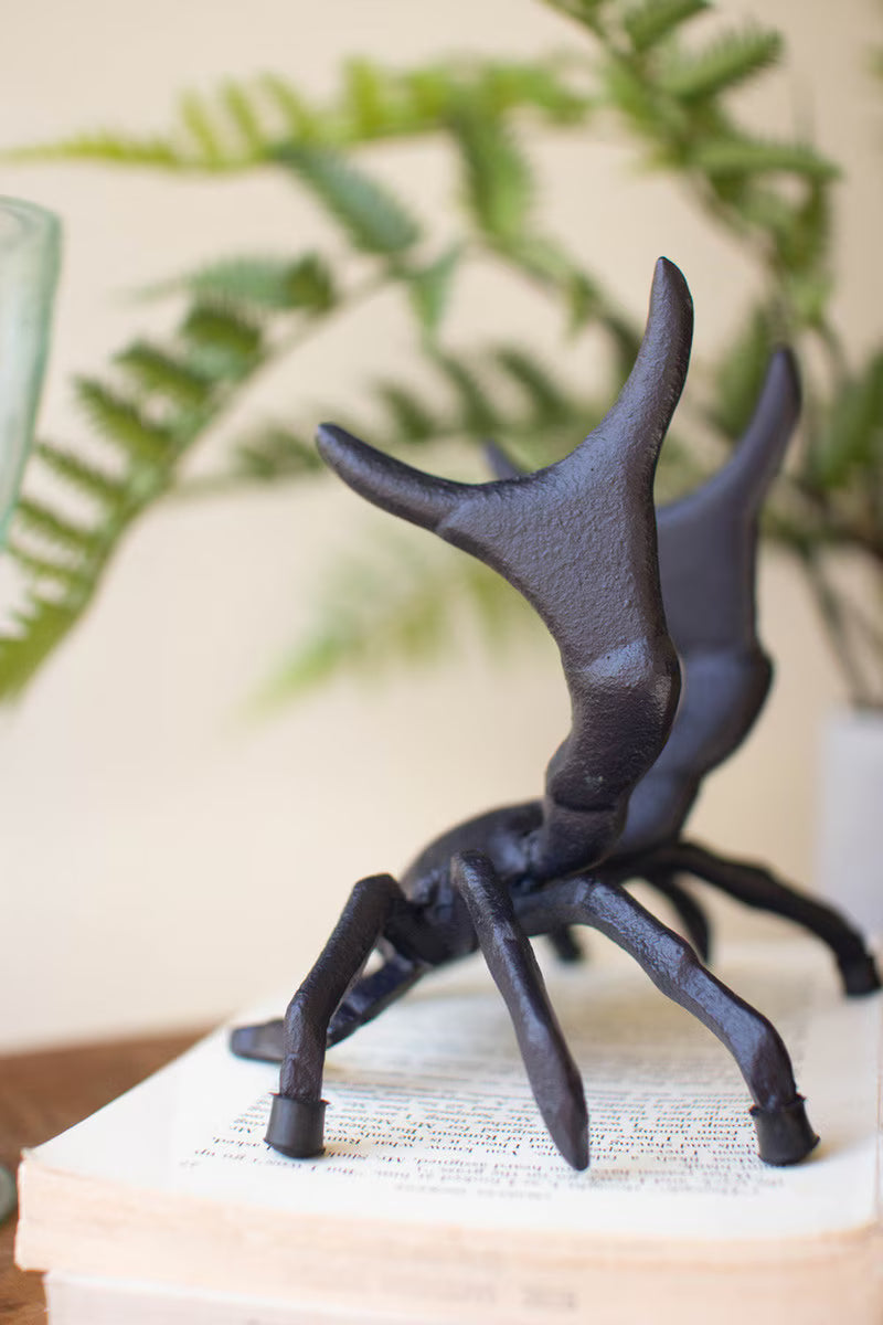 Cast Iron Crab Wine Bottle Holder