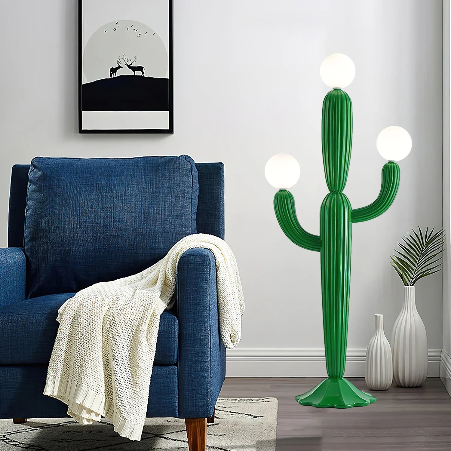 Cactus Glass Floor Lamp