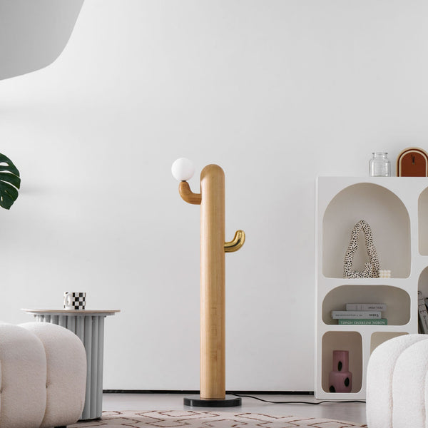 Cactus Wood Floor Lamp 14.2